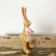Standing rabbit with Egg - Pink