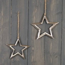 Hanging metal star - available in 2 sizes