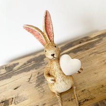 Rabbit Heart Shelf Sitter