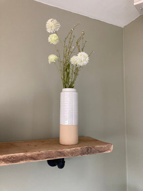 Neutral Dip Vase