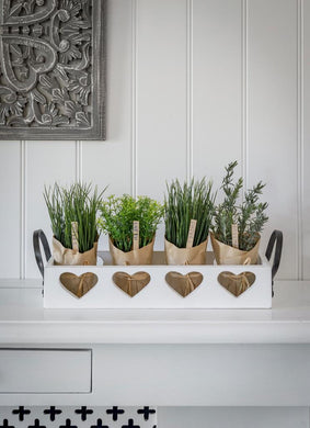 Vintage style wooden Trug - Grey or white