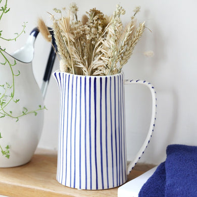 Striped Blue Jug