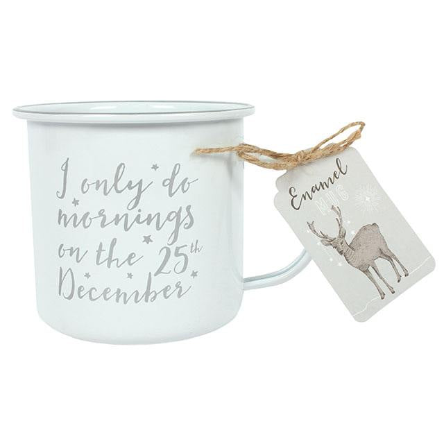 Enamel Christmas Mug