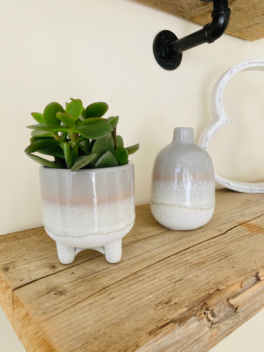 Miniature Ombré GREY Pot