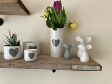 Heart Vase - White