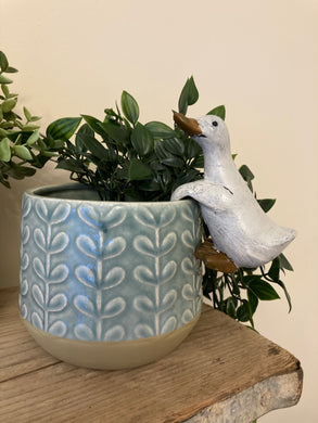 Pot hanging duck