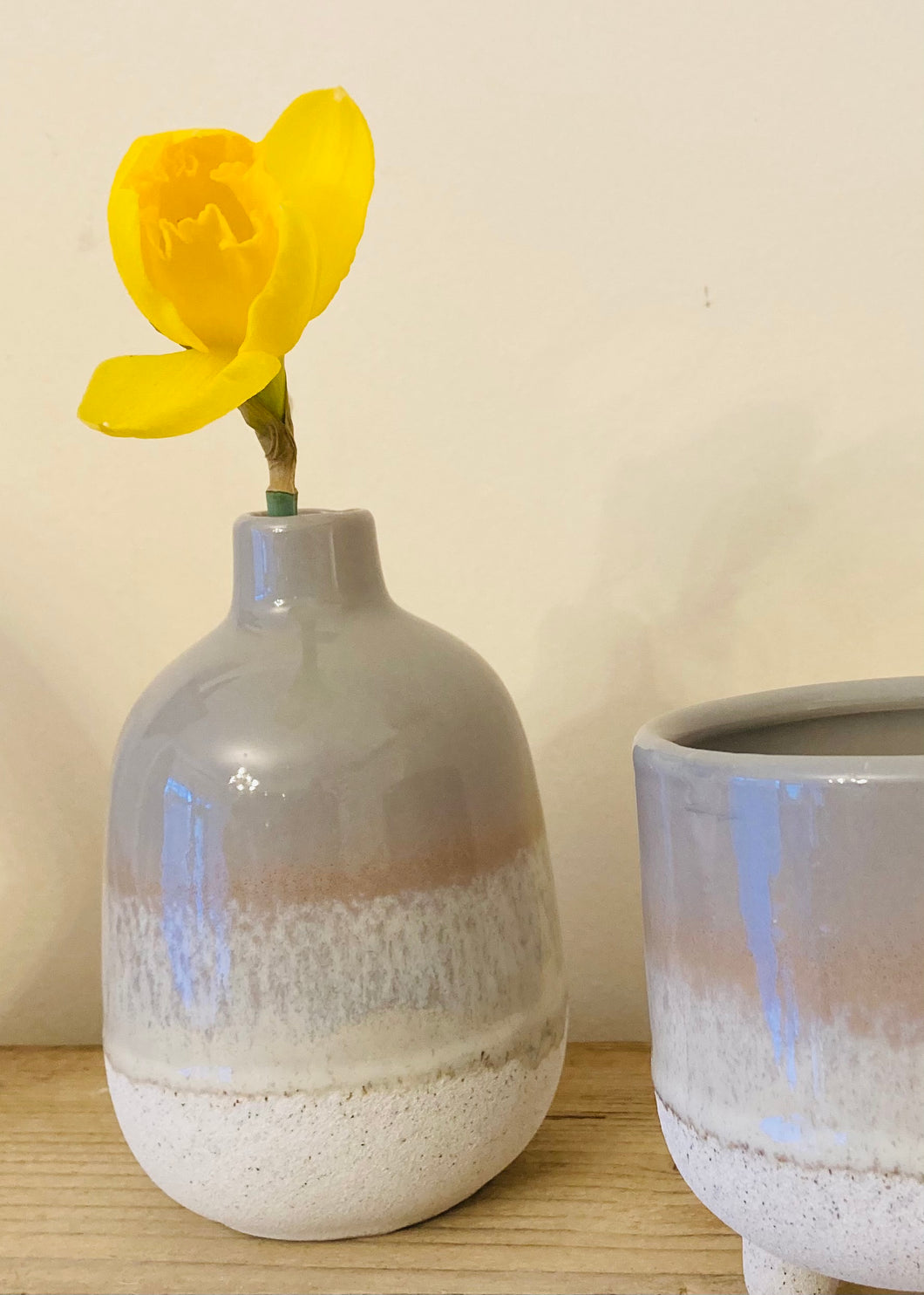 Miniature Ombré GREY Vase