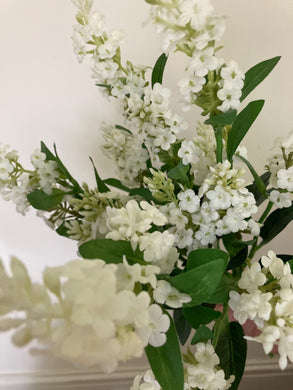 Artificial White lavender stem