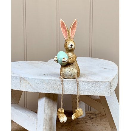 Sitting rabbit with Egg - Green