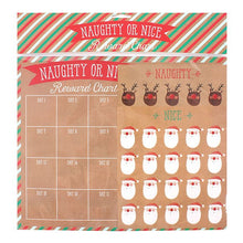 Naughty or nice reward chart
