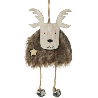 Wooden Moose tree hanger