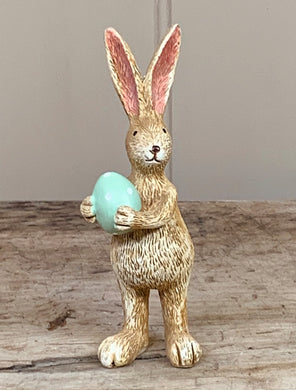 Standing rabbit with Egg - Green