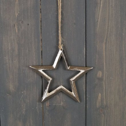 Hanging metal star - available in 2 sizes
