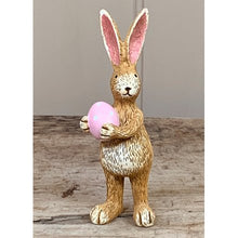 Standing rabbit with Egg - Pink
