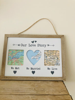 ‘Our Love Story’ frame