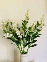 Artificial White lavender stem