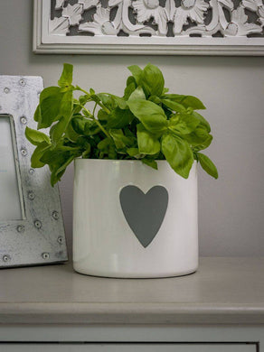 Heart pot - White - Large