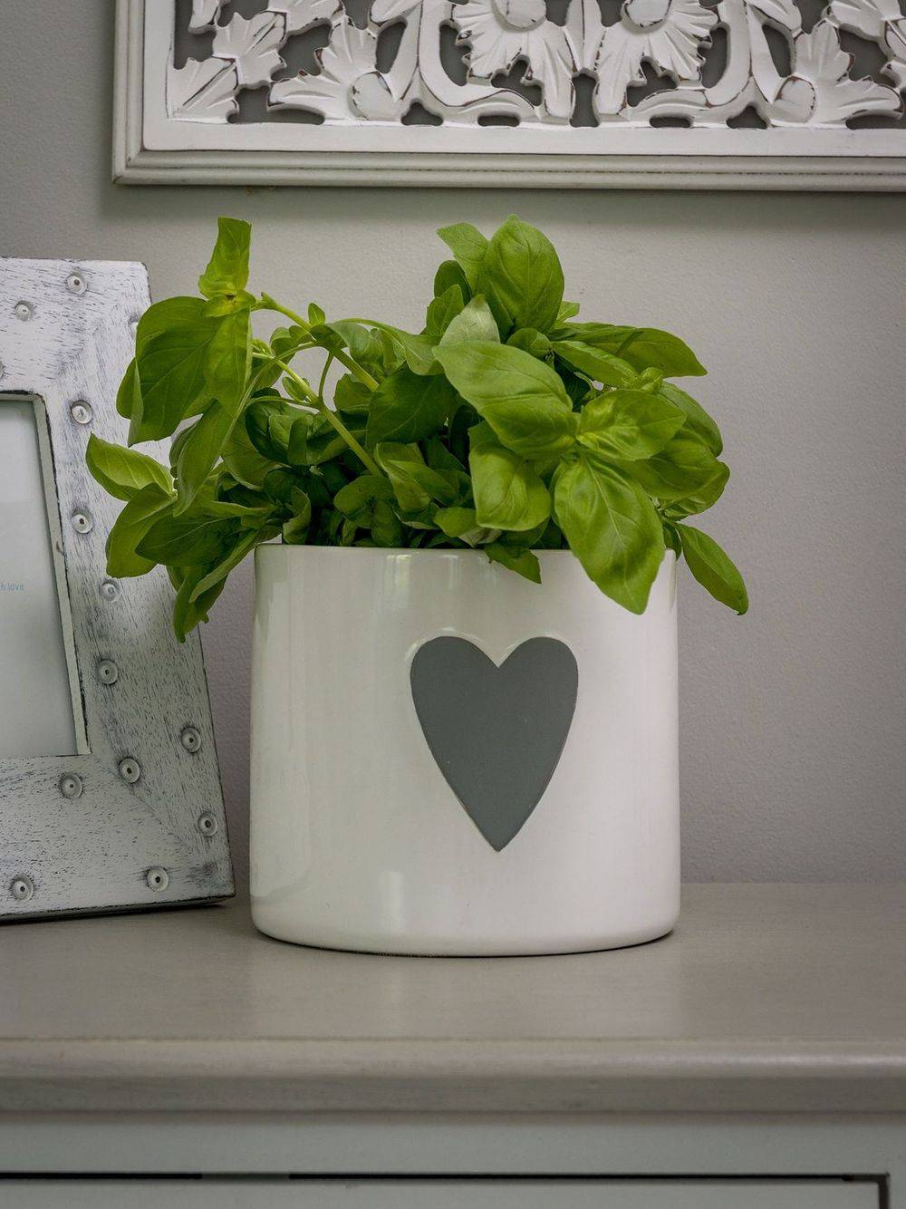 Heart pot - White - Large