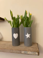 HEART Vase - Grey
